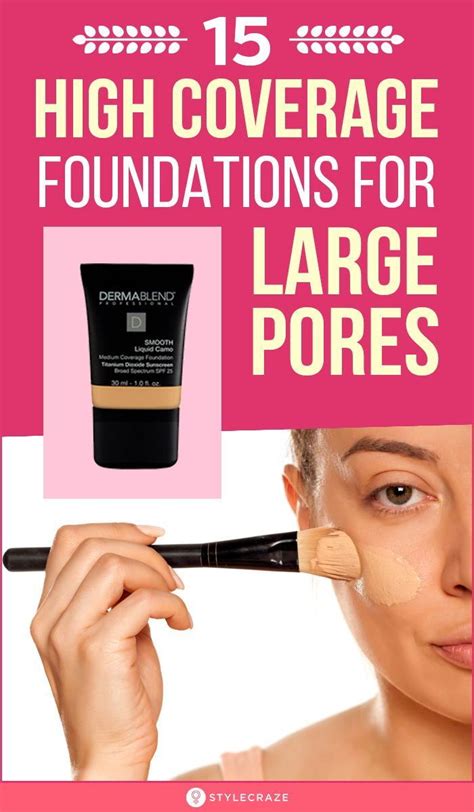 best foundation for enlarged pores.